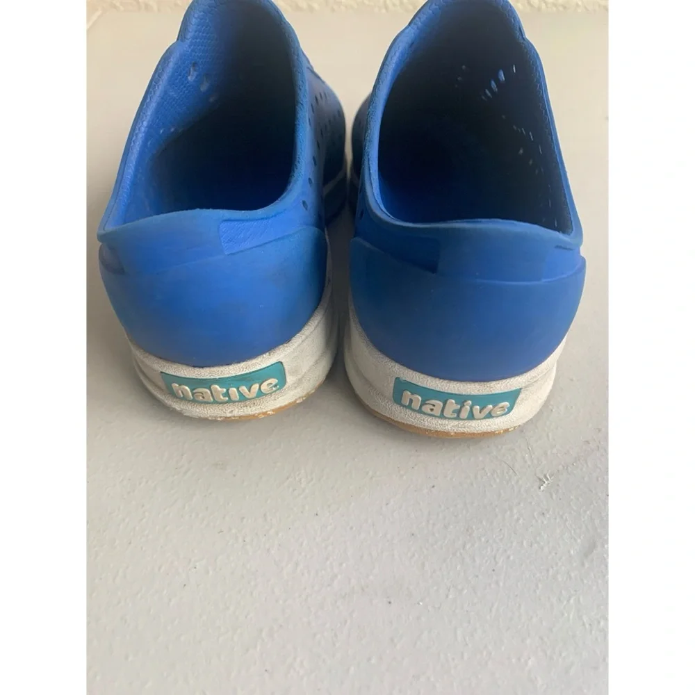 Kids Native Slip Ons Blue Size C12
